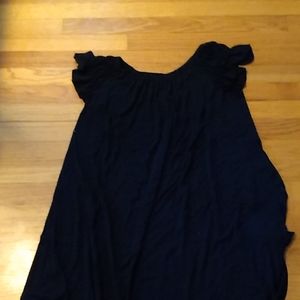 Old Navy Ruffle Sleeved Black Dress (S)